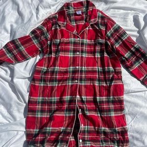 Land’s End women’s flannel nightshirt. Size large